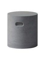 CONCRETE Cylinder Σκαμπό Κήπου - Βεράντας, Cement Grey