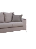 Καναπές Verona 2θέσιος cream - μαξιλάρια mocha 173x93x100εκ