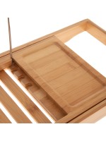 Πλατό μπανιέρας Platon pakoworld φυσικό bamboo 70x15x4,5εκ