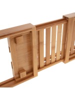 Πλατό μπανιέρας Platon pakoworld φυσικό bamboo 70x15x4,5εκ