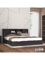 Κομοδίνο OLYMPUS pakoworld χρώμα wenge 47,5x40,5x40,5εκ.