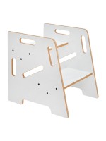 Πύργος εκμάθησης Steppy pakoworld λευκό mdf 34x39x39εκ