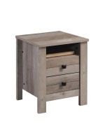 Κομοδίνο Tara pakoworld rustic oak 40x40x50.5εκ